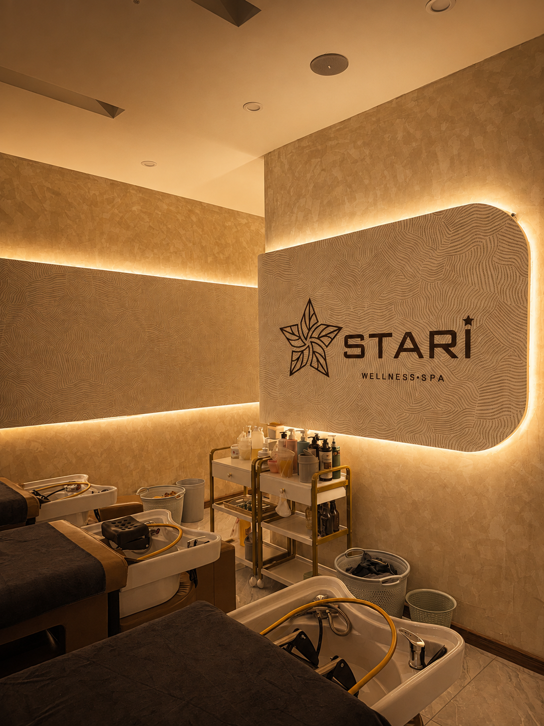 Khu gội đầu dưỡng sinh tại STARI Wellness Spa Đà Nẵng